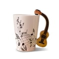 thumbnail image 7 of 250ml Creative Music Ceramic Mug Guitar Violin Style Cute Coffee Tea Milk Stave Mug And Cup with Handle Cocktail Tool (Blue Bass,250ml), 7 of 7