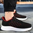 thumbnail image 4 of Men's Running Shoes Lace‑Up Mesh Upper Athletic Sneakers with Curved Midsole for Daily Walking and Casual Outdoor Activities, 4 of 7