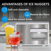 Whynter SonicSnö Countertop Nugget Ice Maker, 40lbs/24hrs, Commercial IBX-388WS