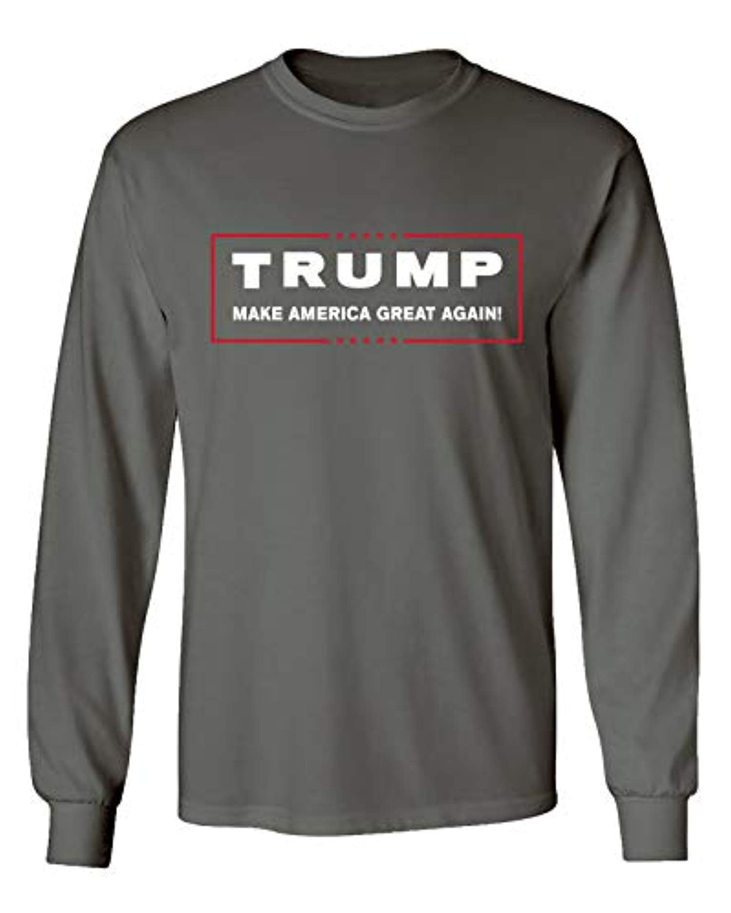 Camisa negra de manga larga para adultos Political Trump Make America Great Again - Imagen 8 de 16