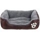 thumbnail image 1 of Dog Bed Super Soft Pet Sofa Cats Bed,non Slip Bottom Pet Lounger,self Warming And Breathable Pet Bed Premium Bedding (coffee), 1 of 5