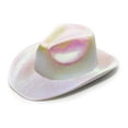 thumbnail image 3 of Txlixc Sombrero de vaquero femenino con decoración brillante Txlixc moda, 3 of 5