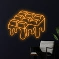 thumbnail image 2 of Handmadetneonsign Dripping Chocolate Led Sign, Chocolate Neon Light, Chocolate Lover Neon Sign, 2 of 5