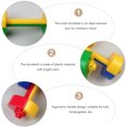 thumbnail image 4 of Plastic Children Barbells for Kids with Ergonomic Design and Assorted Colors 3 Pairs, 4 of 8