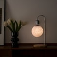 thumbnail image 5 of Magnetic Levitating Moon Lamp Levitation Plastic Black Table LED Night Light Zero-Gravity Floating Desk Toys for Decoration Gifts Present with Phone Wireless Charging Pad, 5 of 8