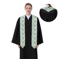 thumbnail image 4 of Hirioo Kawaii Sushi for 72" Graduation Shawl Stole Unisex Adults Graduation Sash Honor Graduation Stole for High School and College-Sharp Corner, 4 of 7