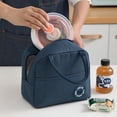 thumbnail image 2 of kladzum Lunch Bag Insulated Thermal Food Storage Bag Portable Travel Working Bento Box, Lunch Bag, 2 of 2