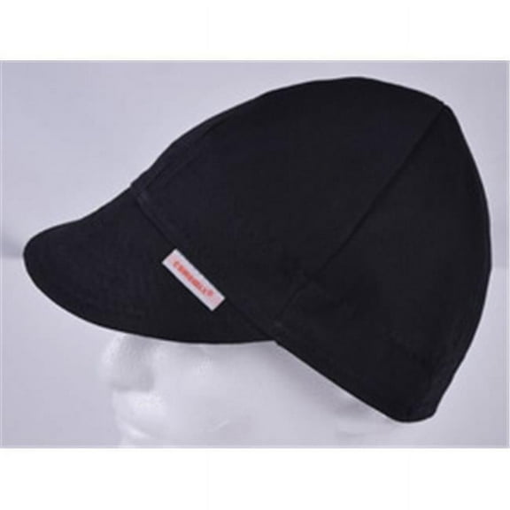 Comeaux Caps 118-2000R-7-1-2-BLK Deep Round Crown Cap - Black