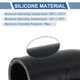 thumbnail image 5 of Ofertas únicas de acoplador de manguera de silicona en ángulo de 90 grados de 35 mm a 35 mm ID 4 capas tubo de entrada de aire de turbocompresor de radiador de refrigerante 5" L negro, 5 of 7