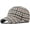 Grey, variant on Unisex Fall Winter Plaid Print Baseball Caps Adjustable Checked Print Dad Hat Trucker Hats for Men Women Outdoor