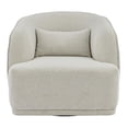 thumbnail image 3 of Steward Fabric Swivel Accent Chair, 3 of 10