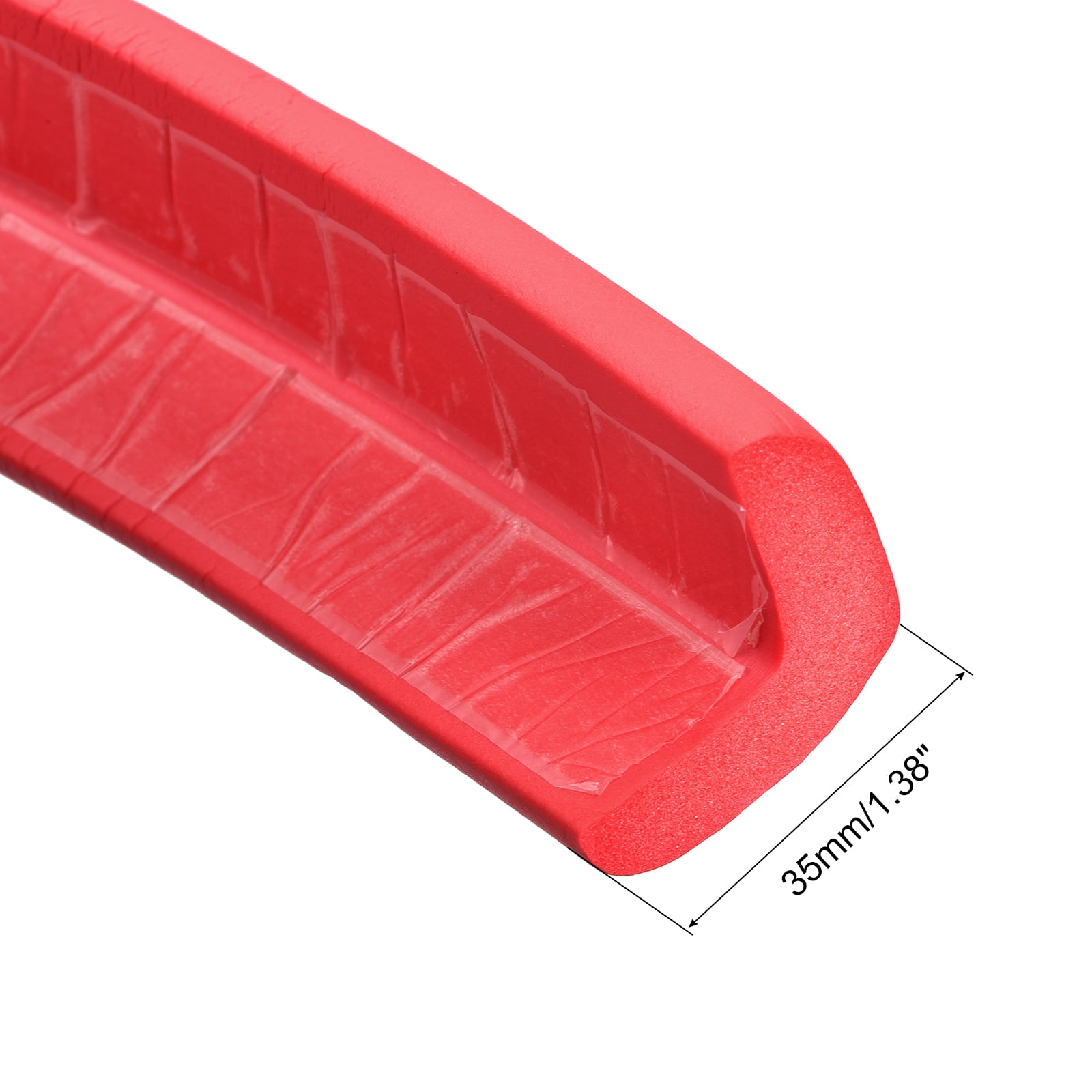 Uxcell Corner Guards Protectors 6.56ft(2M), 4 Pack Foam Bumper L Shape, Red