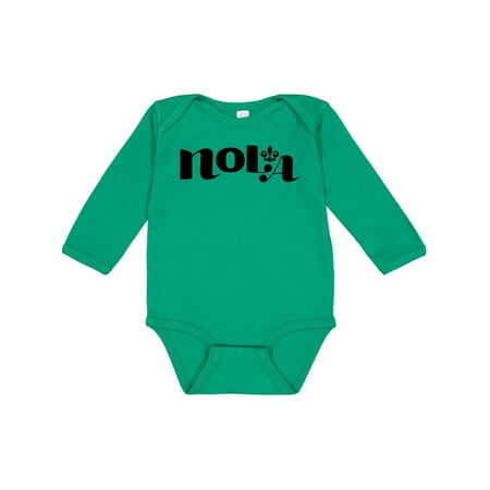 

Inktastic New Orleans Louisiana Gift Baby Boy or Baby Girl Long Sleeve Bodysuit