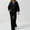 Black, variant on Thermal Leggings for Women Womens Thermals Top and Bottom Set Ski Base Layer Set Cold Weather Clothes for Women Thermal Underwear Long Sleeve Black S-3XL