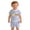 #0319-Blue, variant on Toddler Boys Set Easter Rabbit Print Short Sleeve T-Shirt Shorts Set Casual Outfit for Daily Home Party Outdoor Sizes 6M-4Y