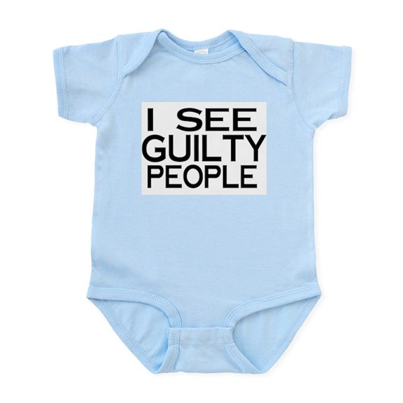 CafePress - I See Guilty People Infant Bodysuit - Baby Light Bodysuit, Size Newborn - 24 Months