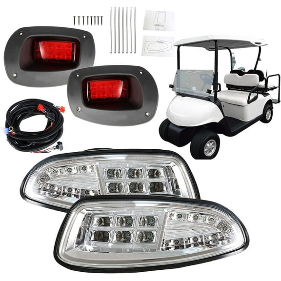 Labwork Golf Cart 12 Volt LED Light Kit Replacement for EZGO RXV 2008-2015 Gas / 08-15 Electric Cart EZGO RXV