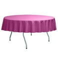 thumbnail image 1 of Ultimate Textile (10 Pack) Poly-cotton Twill 60-Inch Round Tablecloth - for Restaurant and Catering, Hotel or Home Dining use, Raspberry Red, 1 of 3