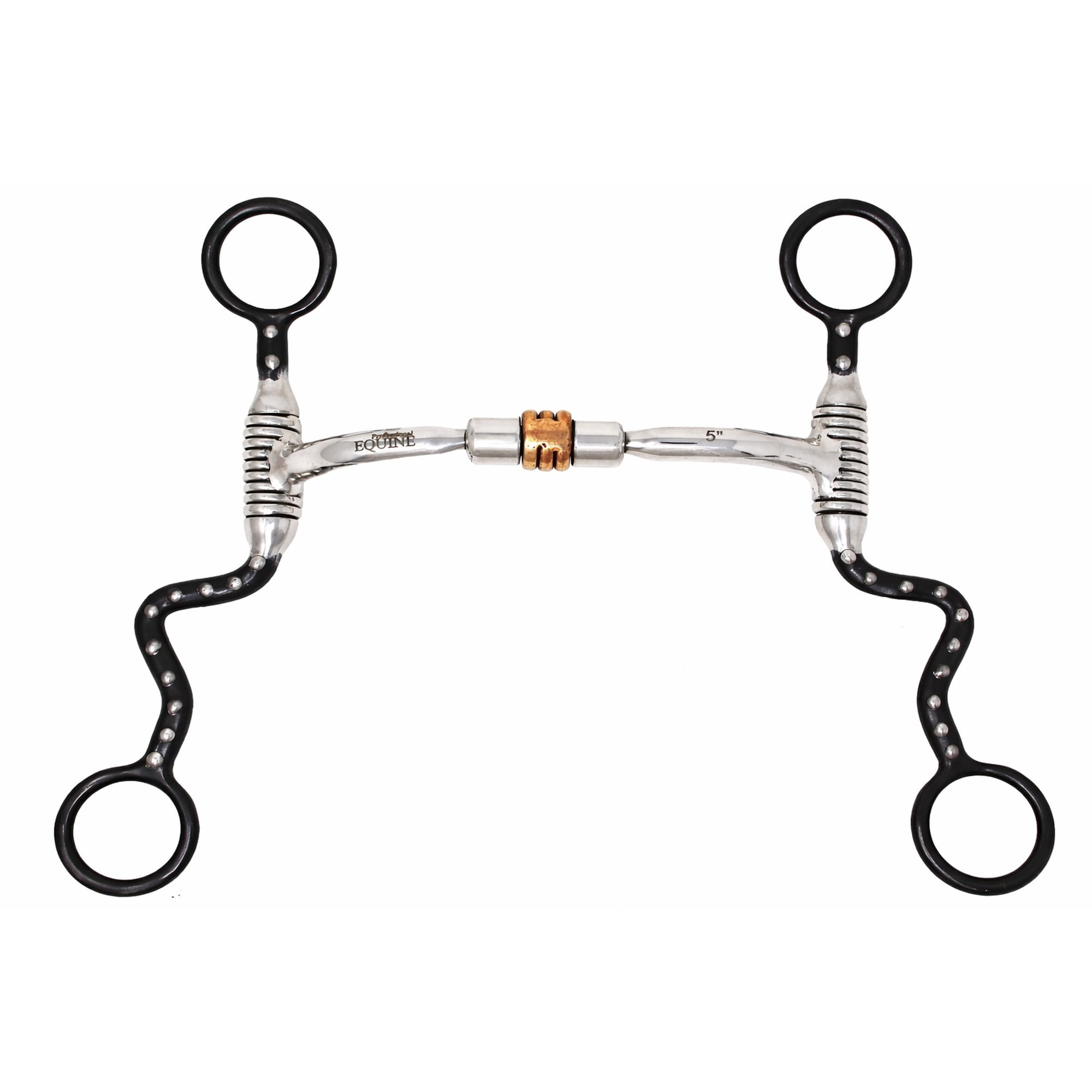 Western 6 Comfort Jointed Copper Rollers Swivel Mouth Futurity Bit 35643E