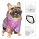thumbnail image 3 of Fotbe Fun Rainbow Pink Sudadera con Estampado para Perros Pequeños – Suéter con Capucha para Mascotas, Tela Suave de Forro Polar con Bolsillo-Medium, 3 of 7