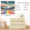 thumbnail image 6 of Yayeee 6 Pack Kitchen Dish Cloths for Washing Dishes Soft Absorbent Microfiber Towels, Colorful Road at Night, 6 of 9