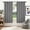 Gray, variant on XUEYU Blackout Curtains, Full Light Blocking Curtains for Bedroom, Window Curtain for Living Room 52 x 84 inch Rod Pocket, Energy Efficient Curtains for Living Room Window(2 Panels,Black)