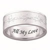 Personalized Stainless Steel Men's Barb Wire Band
