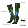 thumbnail image 4 of Yiaed Blue Morpho butterfly Print Great elasticity Adult Stockings Sports socks for Men and Women, 4 of 6