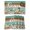 Teal Brown, variant on Starfish Placemats Set of 6, Coastal Coral Ocean Teal Green Brown Wood Grain Placemats for Dining Table, Place Mats for Kitchen Tabletop, Waterproof Wipeable Dining Table Mats Set