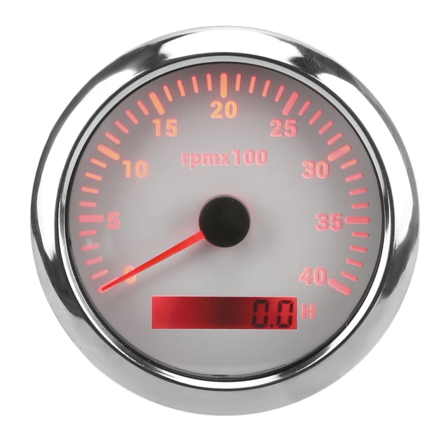 Tachomètre RPM, Tachymètre 85mm 4000RPM Tachymètre Voiture Tachymètre Utilisation Pratique