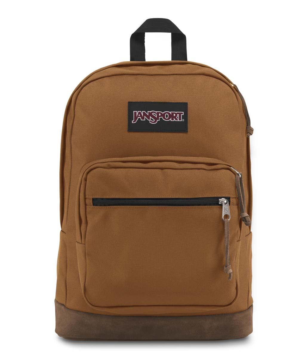 jansport suede backpack