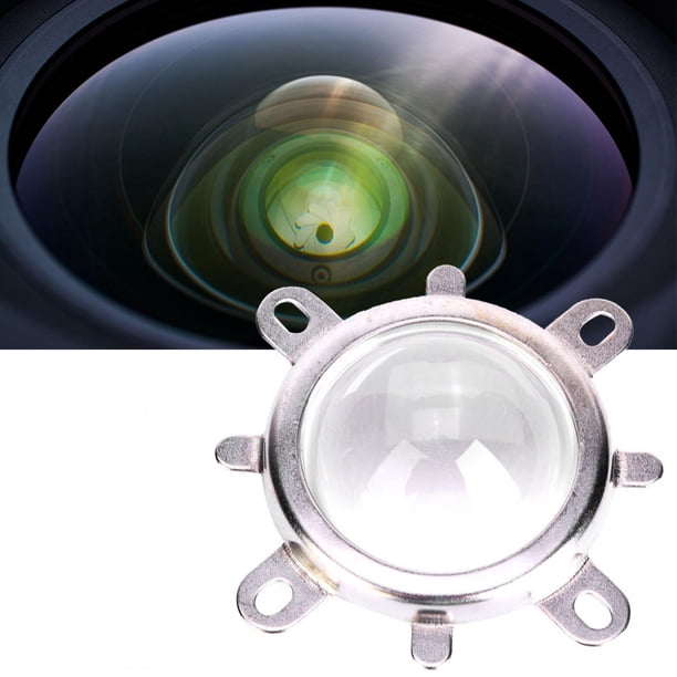 Lente LED, lente de vidrio óptico de 44 mm Reflector LED Copa reflectora LED Funcionalidad inteligente
