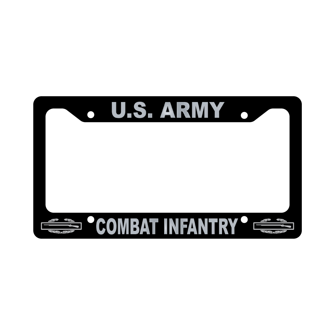 U.S. Army Combat Infantry auto license plate frame