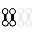 thumbnail image 4 of S SERENABLE 4x Support de Sangle en Silicone pour Plongée en Apnée Clair et Noir, 4 of 7