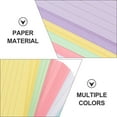 thumbnail image 3 of Raindrops 300 Sheets of Colored Notecards Smooth Writing Simple Design Students, 3 of 6