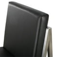 thumbnail image 4 of Noble House Vasilus Black Leather Barstool (Set of 2), 4 of 7