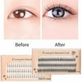 thumbnail image 5 of False Eyelashes Extension Kit 100 Natural Wispy Tufts DIY C Curl Design 8 10 12mm Lengths Thin 007mm Individual Lashes, 5 of 6