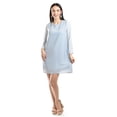 thumbnail image 5 of Vestido de mangas con relieve Roman Fashion /Juvenil, 3823 (Azul claro) azul G, 5 of 5