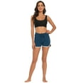thumbnail image 4 of HDE Women Dolphin Shorts Running Workout Clothes Midnight Blue Medium, 4 of 6