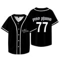 thumbnail image 1 of Peso Pluma 77 Jersey Exodo Tour Merch Veste de Baseball Femmes Hommes Mode Décontractée T-shirts à Manches Courtes,style 5,TP, 1 of 3