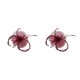 thumbnail image 1 of Qarigey Fascinator de malla para mujer, tocado de larga duración, accesorios de fotografía, maquillaje, escenario ajustable, banda para el Verde 2piezas, 1 of 6