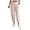 Beige, variant on NinXxx Women's Solid Zipper Slacks with Angled Pockets Orange S