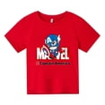 thumbnail image 3 of Nueva camiseta de verano con estampado de dibujos animados para niños y niñas, de algodón, de manga corta, a la moda, para verano, 3 of 5
