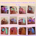 thumbnail image 2 of Multichrome Eyeshadow Chameleon Eyeshadow Waterproof Glitter Lasting NEW Z5S6, 2 of 7