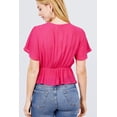 thumbnail image 4 of Sleeveless Back Lace Ruffle Detail Tank Top, 4 of 5