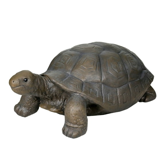 Walking Turtle Statue,  29.5" L Tortoise Concrete Garden Statue for Indoor or Outdoor Décor