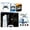 Glacier White, variant on Sony Playstation 5 Slim Digital with Extra Chroma Indigo Controller, FPS Grip Kit and MightySkins Decal Voucher Plus 1 Year CPS Extended Warranty