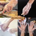 thumbnail image 3 of PinesC 500pcs Plastic Gloves Disposable Latex and Powder Free Food Gloves Disposable Perfect for Food Prep in Kitchen for Cooking Service, Cleaning, Painting and Craft One Size Fits Most (Large), 3 of 5
