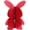 Red, variant on Easter Paper Honeycomb Decor 3D Foldable Rabbit Table Centerpiece Cute Easter Party Decoration Collapsible Ornament