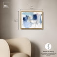 thumbnail image 4 of Winter White II Canvas Print Teal Decor by Art Remedy, Gold Frame, 20 x 16, 4 of 6
